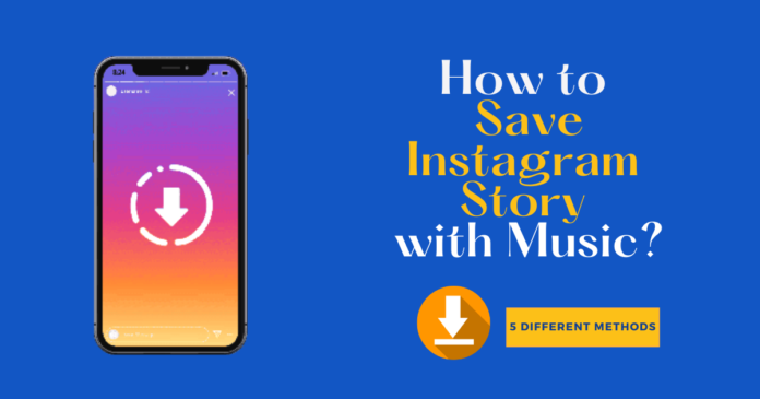 How to save instagram story with music in gallery